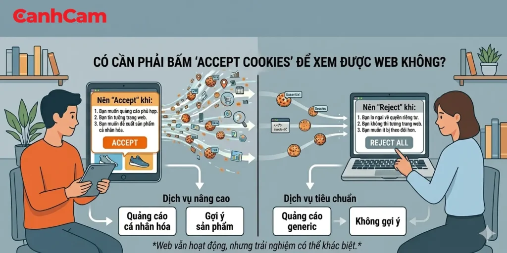 Khi nào nên "Accept", khi nào nên "Reject"?
