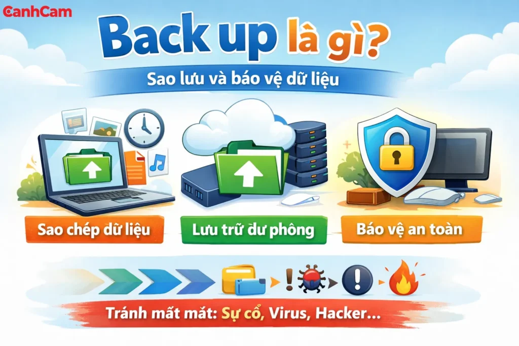 Back up là gì
