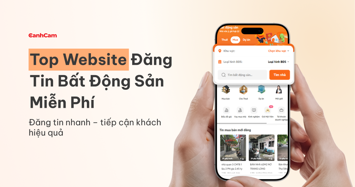 Top Website Đăng Tin Bất Động Sản Miễn Phí