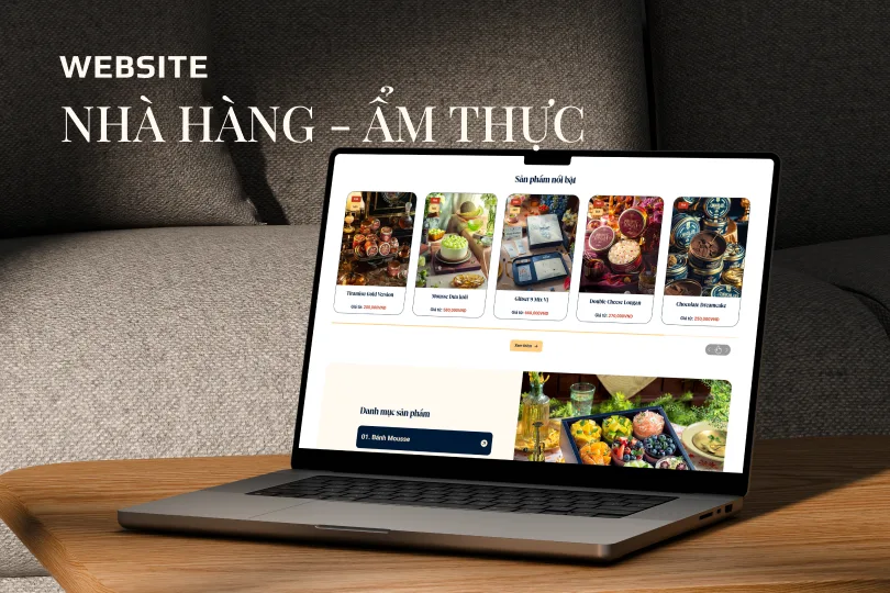 Cánh Cam thiết kế web đa ngành với dịch vụ thiết kế website nhà hàng ẩm thực
