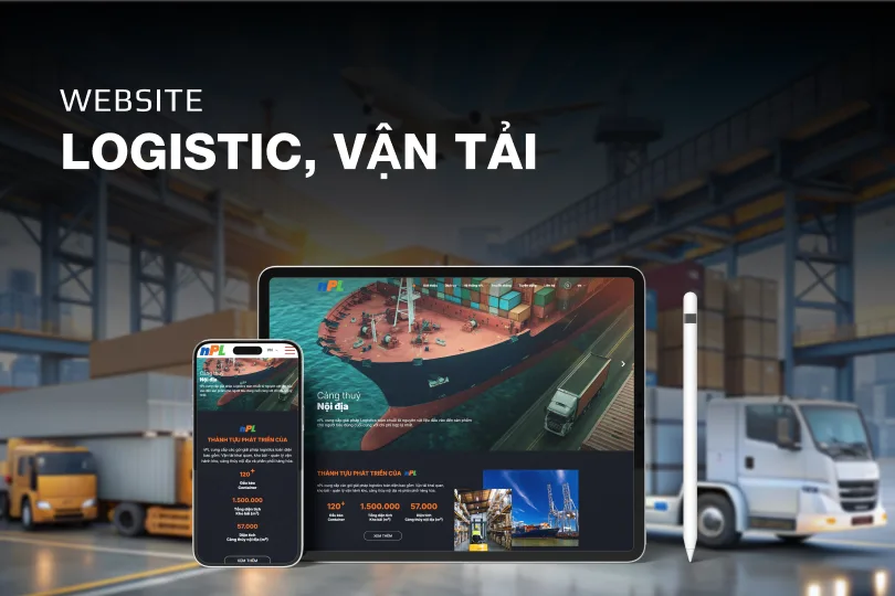 Cánh Cam thiết kế web đa ngành với dịch vụ thiết kế website logistic