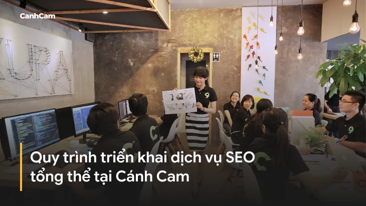 Quy trình triển khai dịch vụ SEO tổng thể tại Cánh Cam