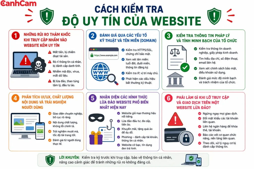 Cách kiểm tra website có uy tín không