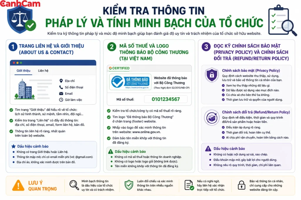 Kiểm tra thông tin doanh nghiệp