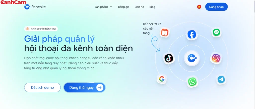 Pancake - Giải pháp chốt đơn "Thần Tốc" trên mạng xã hội
