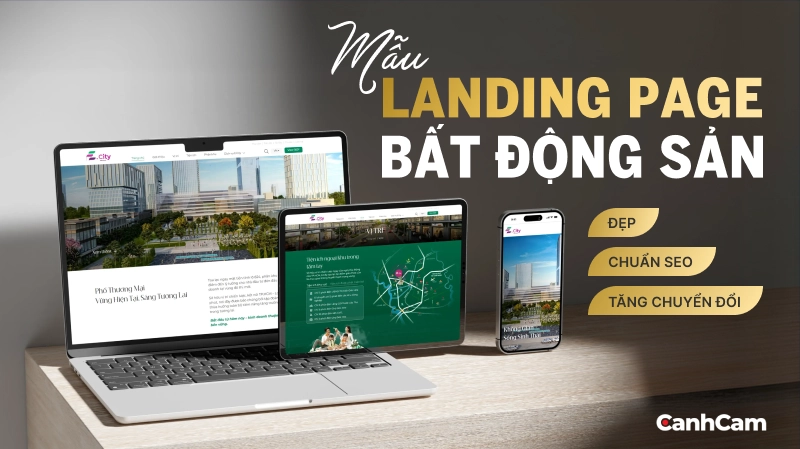 Giới thiệu mẫu landing page bất động sản