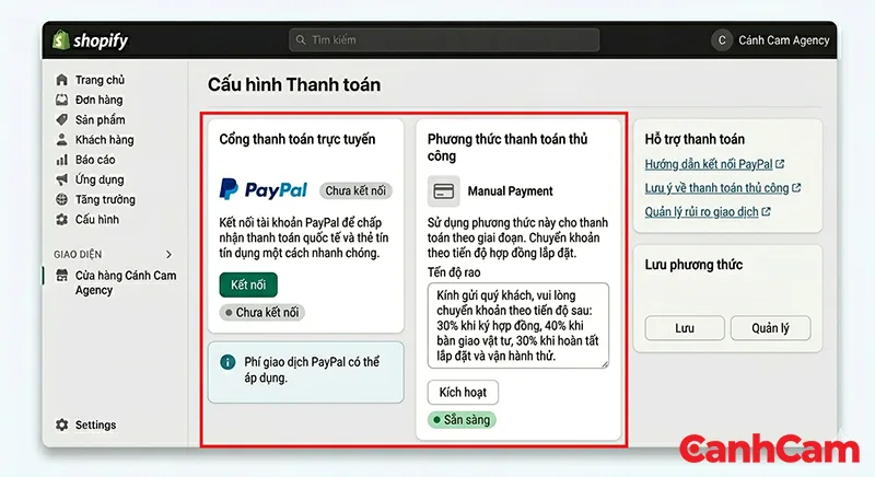 Hướng dẫn thiết kế website Shopify bước 6