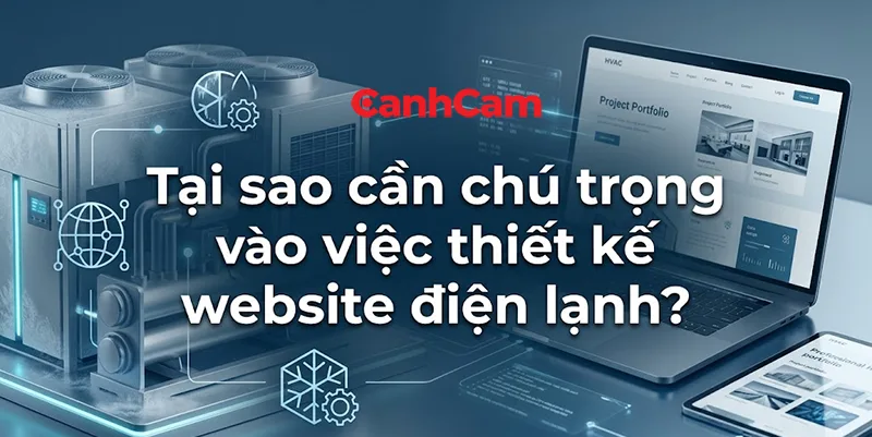 tầm quan trọng thiết kế website điện lạnh