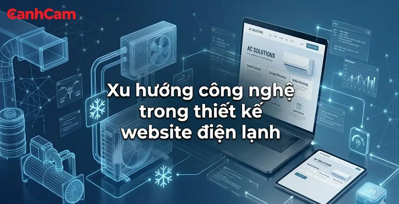 công nghệ thiết kế website điện lạnh