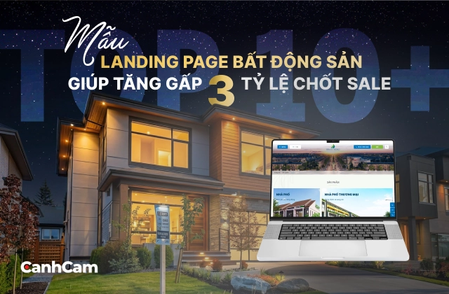 Top Mẫu Landing Page Bất Động Sản Đẹp Thiết Kế Riêng Cho Dự Án