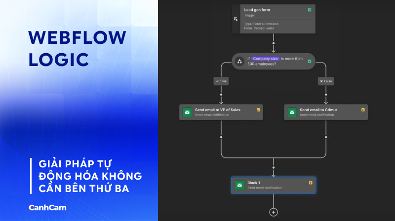Webflow Logic và khả năng tự động hóa