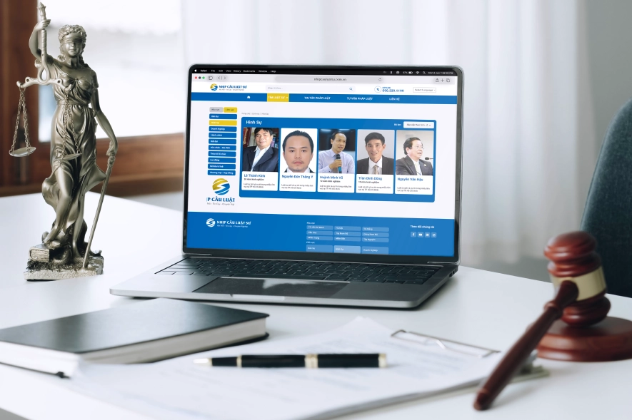 Thiết kế website Nhịp Cầu Luật Sư: Số hóa nền tảng kết nốichuyên gia pháp lý