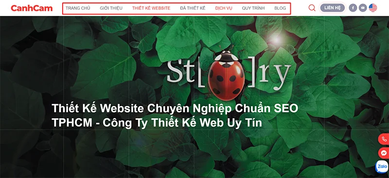 giao diện Responsive trên máy tính (PC)
