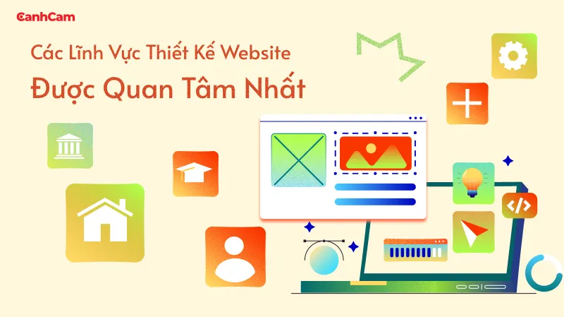 Các Lĩnh Vực Thiết Kế Website Được Quan Tâm Nhiều Nhất