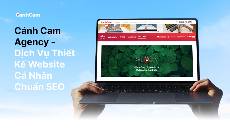 Dịch vụ thiết kế website cá nhân của Cánh Cam Agency
