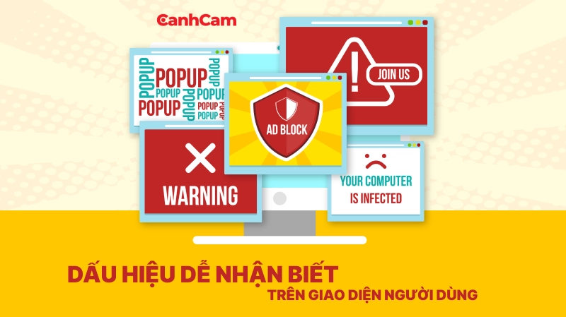 Dấu Hiệu Dễ Nhận Biết Trên Giao Diện Người Dùng