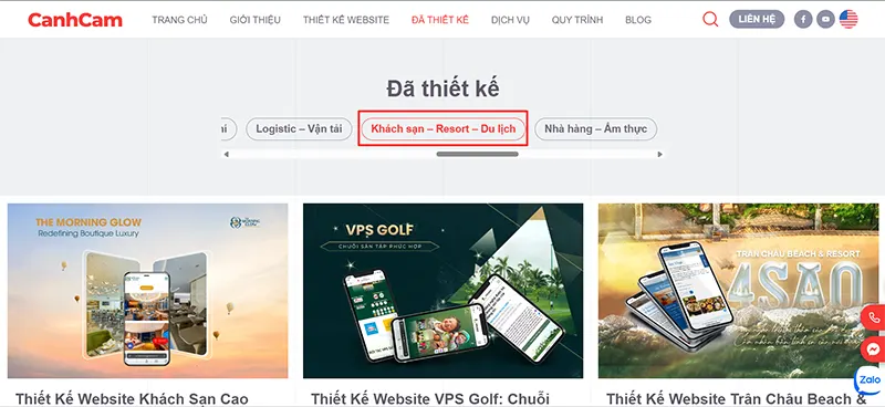 Website Khách Sạn Và Resort