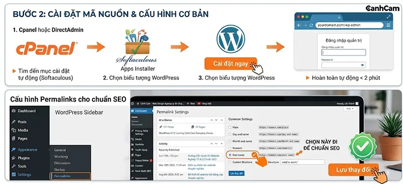 Bước 2 thiết kế landing page
