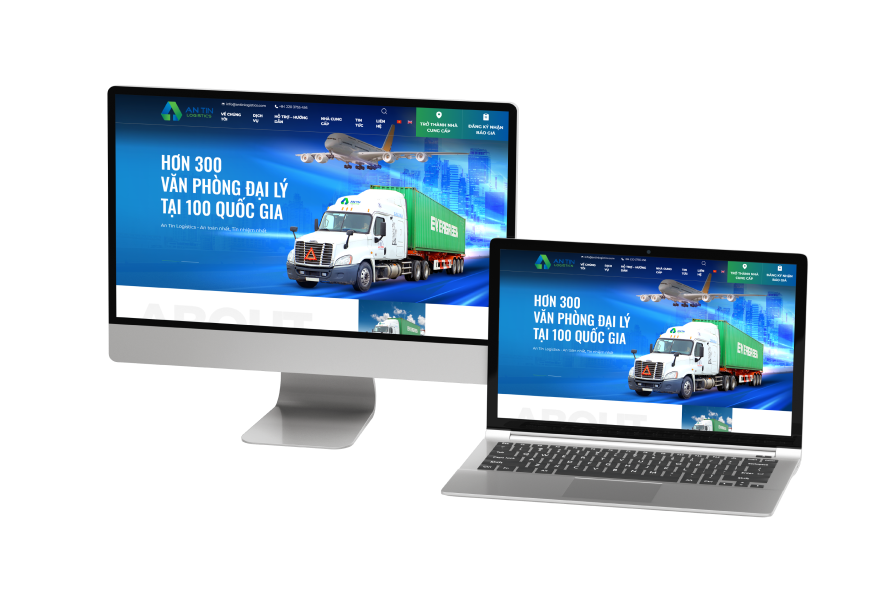 Cánh Cam đã thiết kế website nhập hàng cho An Tín Logistic