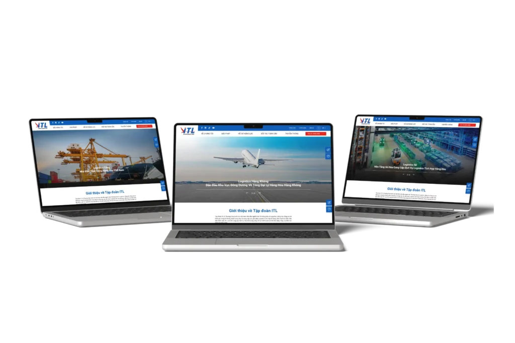 website của ITL Corporation được thiết kế bởi Cánh Cam