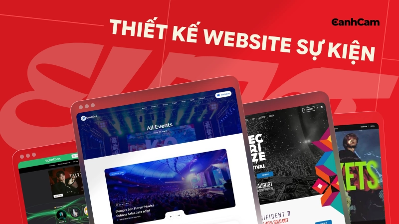 Thiết kế website sự kiện chuyên nghiệp chuẩn SEO