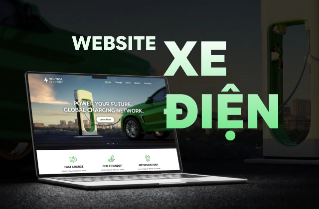 Thiết Kế Website Xe Điện Chuyên Nghiệp, Giao Diện Hiện Đại