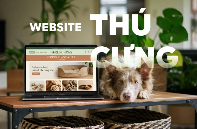 Thiết Kế Website Thú Cưng Đẹp, Hiện Đại, Thu Hút Khách Hàng