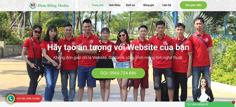 Hàm Rồng Media -Công ty thiết kế website tại Đồng Tháp