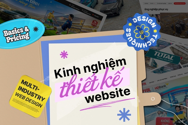 mục kinh nghiệm thiết kế website