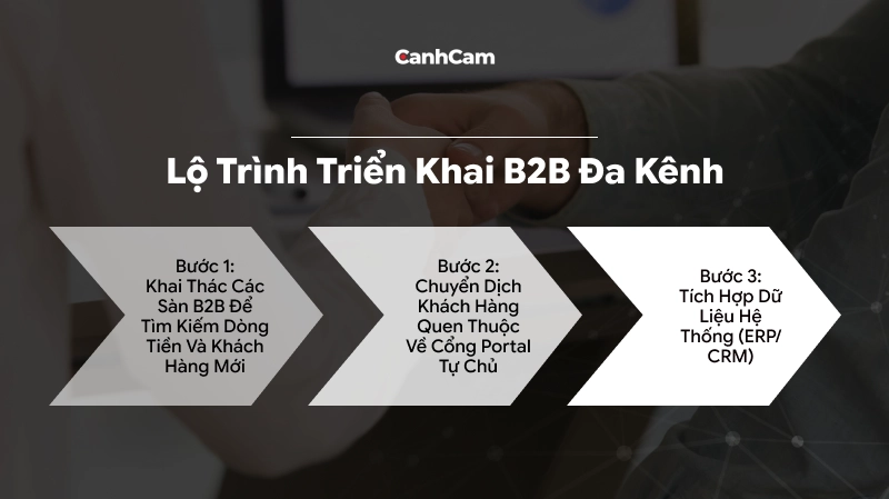 Lộ trình triển khai hệ thống bán hàng B2B