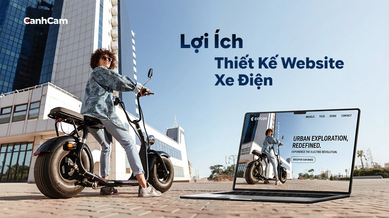 Lợi ích khi triển khai dịch vụ thiết kế website xe điện