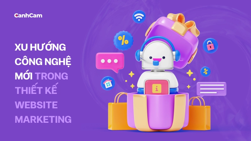 Xu hướng công nghệ mới trong thiết kế website dịch vụ marketing
