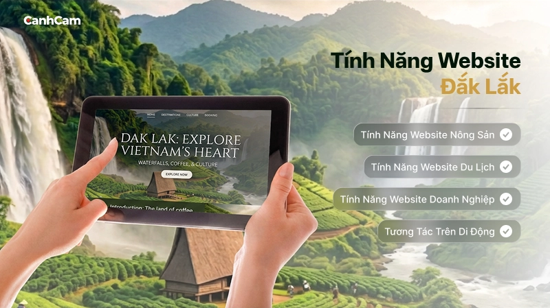 Các chức năng cần có khi thiết kế website Đắk Lắk