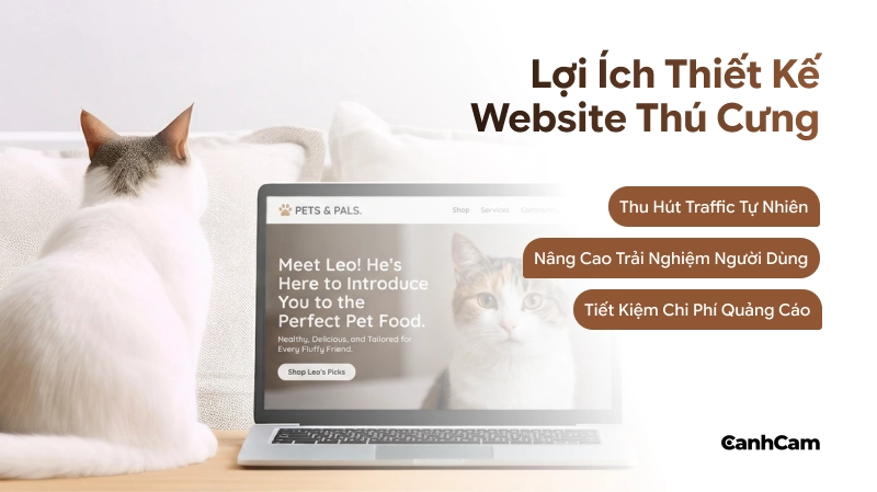 Lợi ích khi đầu tư dịch vụ thiết kế website thú cưng
