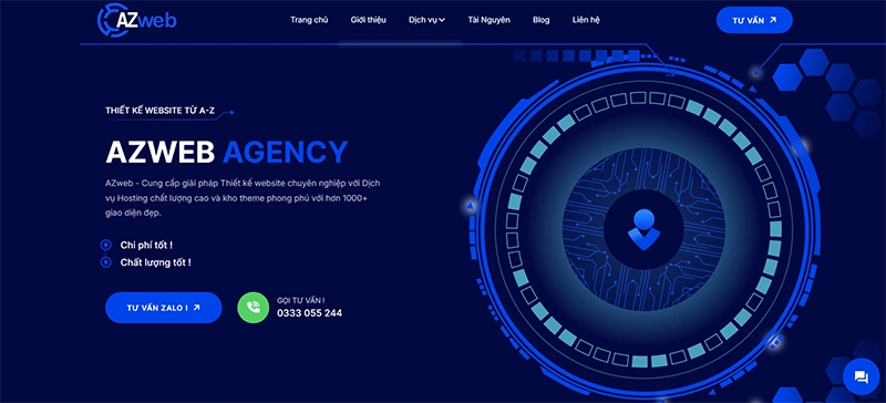 AZWeb - Đơn vị chuyên sâu về giải pháp thiết kế website Hưng Yên