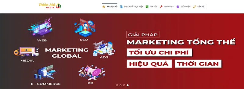 Thiên Mã Media - Đơn vị công nghệ thiết kế website Lâm Đồng 
