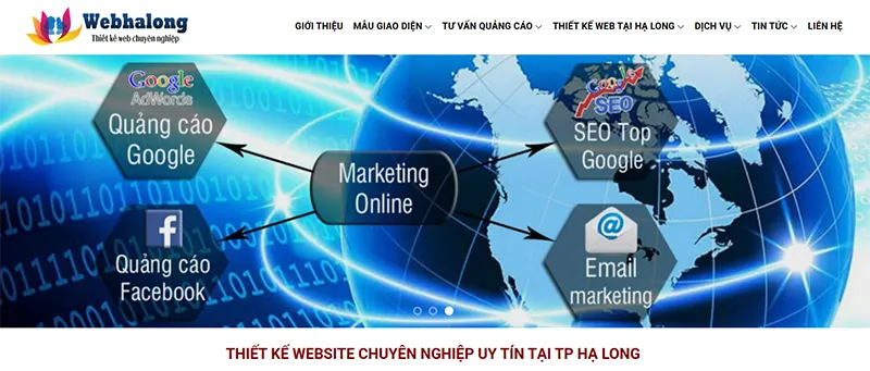 Web Hạ Long là đối tác công nghệ giàu kinh nghiệm, chuyên cung cấp dịch vụ thiết kế website Quảng Ninh