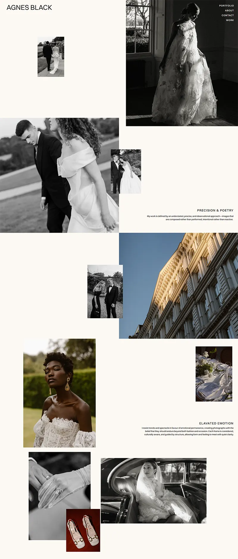 Phong cách Minimalist Lookbook hướng đến các thiết kế website studio chụp ảnh thời trang, thương mại, cá nhân
