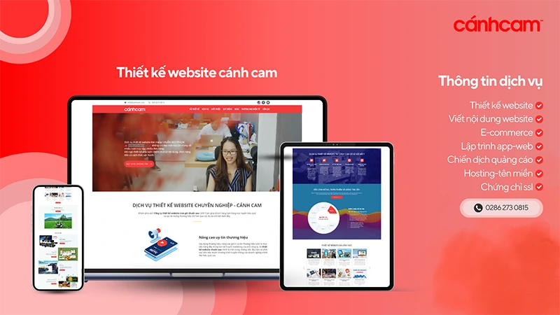 Cánh Cam Agency - Đơn vị công nghệ thiết kế website lâu năm chất lượng cao
