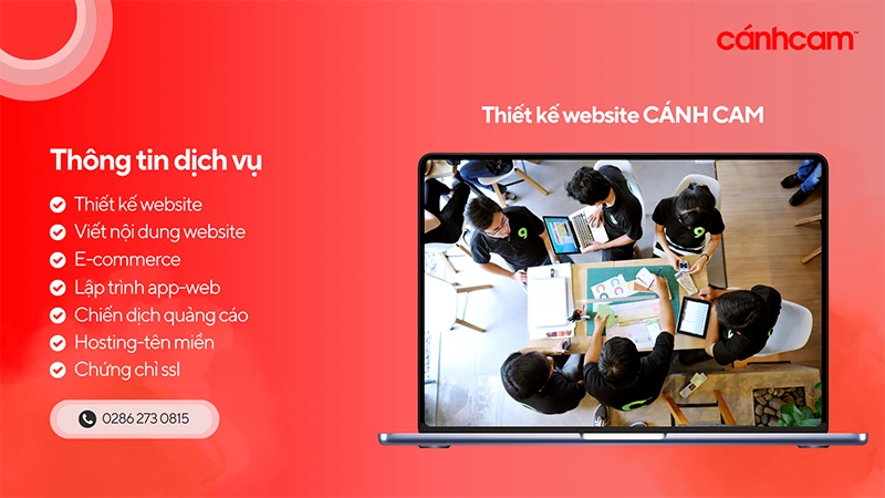 Cánh Cam Agency - Đơn vị công nghệ thiết kế website lâu năm chất lượng cao